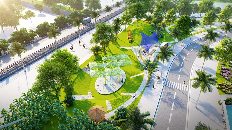 Công viên nội khu tại Yên Lập Phú Thọ